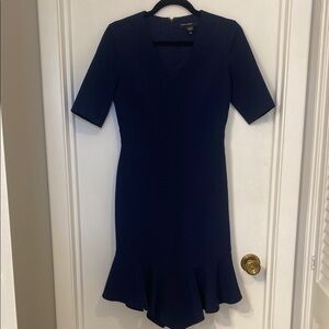 Maggy London Navy Blue Mini Dress